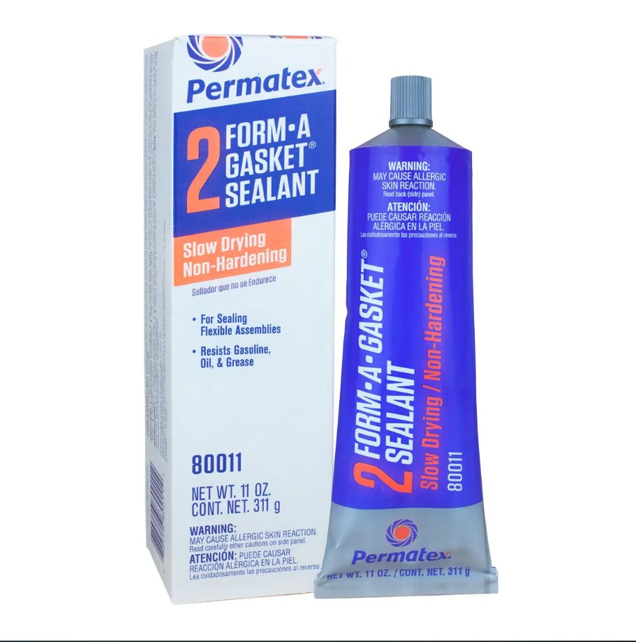 Imagem da embalagem do produto Veda Juntas Form A Gasket #2 312 g Permatex, disponível no site da Molyplast.